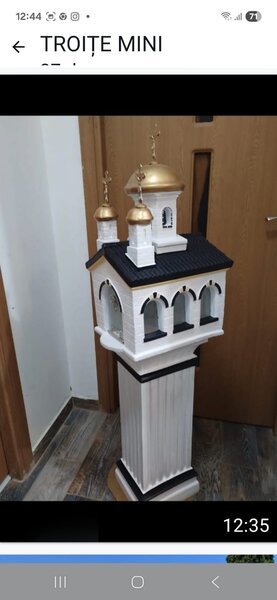 Mini Bisericuta cu postament